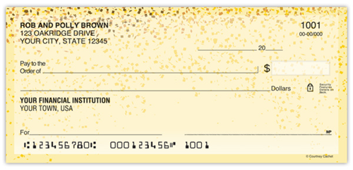 Confetti Splash Checks